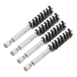 4 Stück Golfschläger Kopf Hoselbürste 0,43 Zoll Golfschaft Reinigungswerkzeug, Silber - Bild 1 von 5