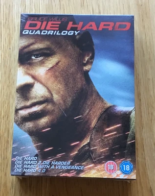 Die Hard Quadrilogy - 4 Film DVD Box Set - New & Sealed - Image 1 of 3
