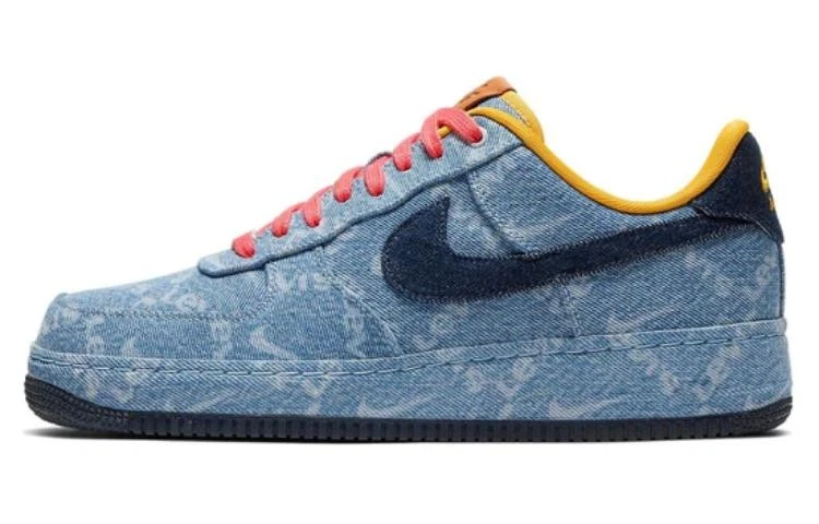 Denim exclusivo bajo Levis x Nike Air Force 1 CV0670-447 Foto 1 de 4