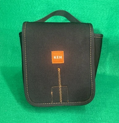 Bolso para cámara KEH Premium de neopreno negro naranja con bolsillo y asa Foto 1 de 3