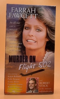 Murder on Flight 502 VHS 1975, 2000 Farrah Fawcett **Buy 2 Get 1 Free** - Image 1 of 3