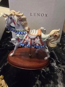 American Glory Horse 2002 Lenox Carousel Horse - MINT - Picture 1 of 24