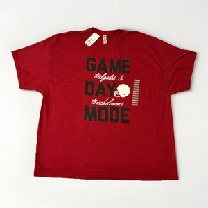 Game Day T-Shirt 3X burgunderrot neu mit Etikett Fußball Gildan schwere Baumwolle Gamecocks oder Redskins - Bild 1 von 11