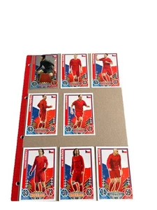 Topps match Attax England 2012- Czech Republic Team Set X8 Cards - Picture 1 of 2