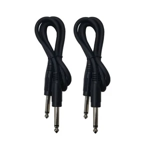 Cable Up CU/AS201 3' 1/4" TS macho al mismo cable de audio (paquete de 2) - Imagen 1 de 1