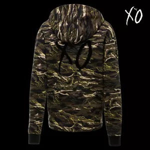 SUDADERA CON CAPUCHA PARA HOMBRE PUMA X ""XO NEGRO CAMO DOP"" ENTRENAMIENTO POR SEMANA - M - $150 - Imagen 1 de 11