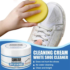 Multipurpose Cleaning Cream White Shoe Cleaner Stain Removal Decontamination - Picture 1 of 12