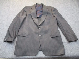 Austin Reed Blazer Jacket Mens Extra Large Wool Gray Coat Adult 2 Button - Picture 1 of 11