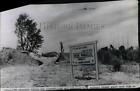 1951 Press Photo A lone soldier standing guard in Korea - spw05655