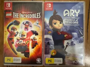 THE INCREDIBLES and ARY AND THE SECRET OF SEASONS game bundle (Nintendo Switch) - Picture 1 of 8