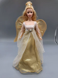 Barbie Angel Doll Golden Wings 2000 Mattel Edición Especial Vestido de Cuento de Hadas - Imagen 1 de 12