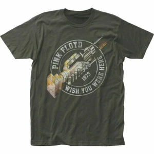 Pink Floyd Wish You Were Here '75 T Shirt Mens Licensed Rock N Roll Tee Black - Picture 1 of 2