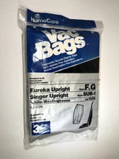 HomeCare No. 3026 Eureka Singer White-Westinghouse Vac Bags 3-Pack Vacuum Bags