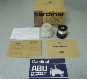 Abu Garcia Cardinal 83F scatola mulinello da spinning con 2 bobine e documenti senza bobina - Foto 1 di 12
