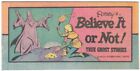 Ripley's Believe It or Not! Mini Comic #1 Gold Key 1976 VERY HIGH GRADE UNREAD