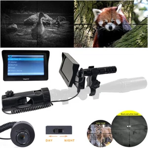 4.3" Infrared Night Vision Rifle Scope Hunting 720P 850nm LED IR Video Camera - Picture 1 of 27