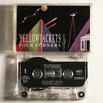 Yellowjackets - Four Corners - Near Mint 1987 Import Cassette MCA MCAC-5994 - Image 1 of 4