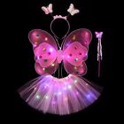 Butterfly Skirt Angel Luminous Wings Girls Skirts LED Children Costume Props