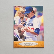 1996 Upper Deck Brett Butler Card #357 Los Angeles Dodgers Baseball MLB