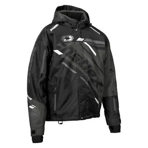 Castle X REACT FLOATER Men's Snowmobile Jacket Black/Charcoal sizes M-3XL - Picture 1 of 2