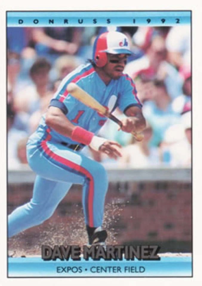 #732 Dave Martinez - Montreal Expos - 1992 Donruss Baseball - Image 1 of 1