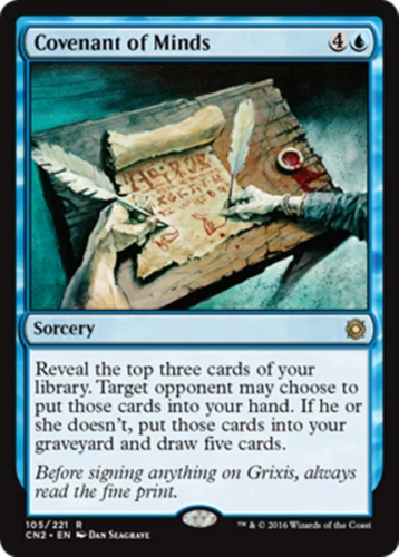 1x Covenant of Minds - NM - Conspiracy Take the Crown - SPARROW MAGIC - mtg - Image 1 of 1