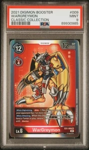 PSA 9 WARGREYMON EX1-009 SR ALTERNATE ART DIGIMON BOOSTER CLASSIC COLLECTION - Bild 1 von 3