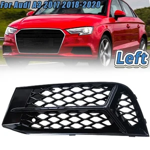 Left Fog Light Cover Bezel For Audi A3 2017 2018-2020 Front Bumper Lamp Grille - Picture 1 of 13