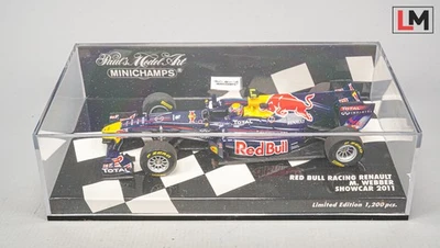 1:43 Minichamps Red Bull Racing Renault F1 #2 Webber Showcar 2011 // X_312 - Bild 1 von 2