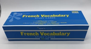 Spark Notes French Vocabulary Study Cards - Approximately 650 Cards - Picture 1 of 5