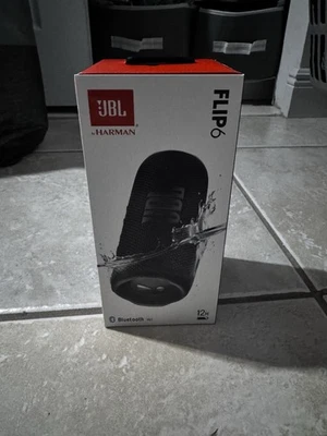 JBL Flip 6 Portable Waterproof Bluetooth Speaker - Black