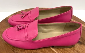 Ann Taylor Leder Quaste Rosa Barbie Halbschuhe Größe 7,5M - Bild 1 von 15