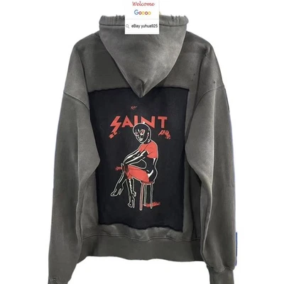 SUDADERA CON CAPUCHA FURIOSA SAN OTOÑO INVIERNO POLAR USADA ROTA CON CAPUCHA JUMPER TOP Foto 1 de 4