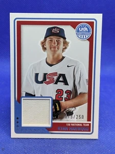 2023 Stars & Stripes - Ryan Harwood - USA 15U National Team Relic /250 - Picture 1 of 2
