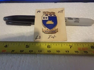 63rd Infantry NH Unit Crest, DI, DUI Pinback (DRAW#205) - Imagen 1 de 1