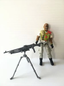 GI Joe 1986 Roadblock Figure - 100% Complete - Hasbro ARAH CLEAN Machine gunner - Picture 1 of 11