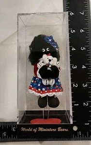 World Of Miniature Bears Prissy #791 Plush Toy By Becky Wheeler - Picture 1 of 7