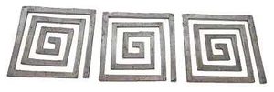 South West Dosh Nivaran door Entrance Missing Corner Defect Removes 4 Inch Set 3 - Picture 1 of 3