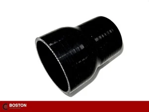 SILIKON REDUZIERSCHLAUCH 80-76mm IN SCHWARZ - HOCHWERTIG 4-LAGIG - Bild 1 von 1