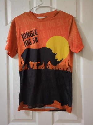  Seneca Park Zoo NY Jungle Jog 5k Run/Walk 2023 Small Jersey - Image 1 of 4
