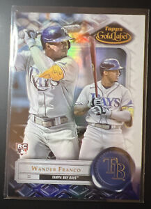 2022 Topps Gold Label Wander Franco Class 2 Black Parallel #96