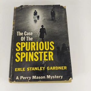 The Case of the Spurious Spinster Perry Mason Mystery Erle Stanley Gardner HCDJ  - Picture 1 of 14