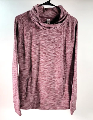 Pullover Kyodan para mujer al aire libre XL brezo malva bolsillos cuello alto ropa deportiva Foto 1 de 4