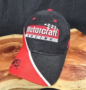 Motorcraft Racing #21 Elliott Sadler NASCAR Wood Brothers Black Strap Hat Cap - Picture 1 of 8