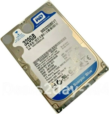 Western Digital Scorpio 320GB 5400RPM From Brand New Laptops WD3200BEVT - Image 1 of 4