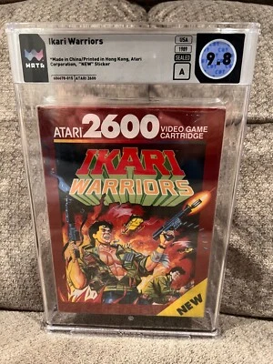 IKARI WARRIORS Atari 2600 WATA Graded 9.8 GEM/Seal A Brand-New Factory Sealed - Image 1 of 4