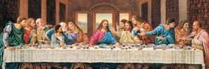 Jigsaw Puzzle Biblical The Last Supper by Leonardo da Vinci 1000 piece NEW pano - Picture 1 of 1