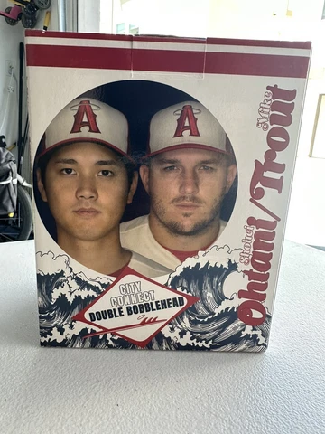 Shohei Ohtani Mike Trout 2023 Angels City Connect Bobblehead SGA Cover