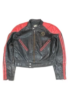 Cobra Racing Moto Leather Jacket Vintage - Picture 1 of 8
