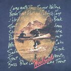 Woolrich FISH TROUT BASS WALLEYE Mens XL Tshirt  Made in USA Vintage